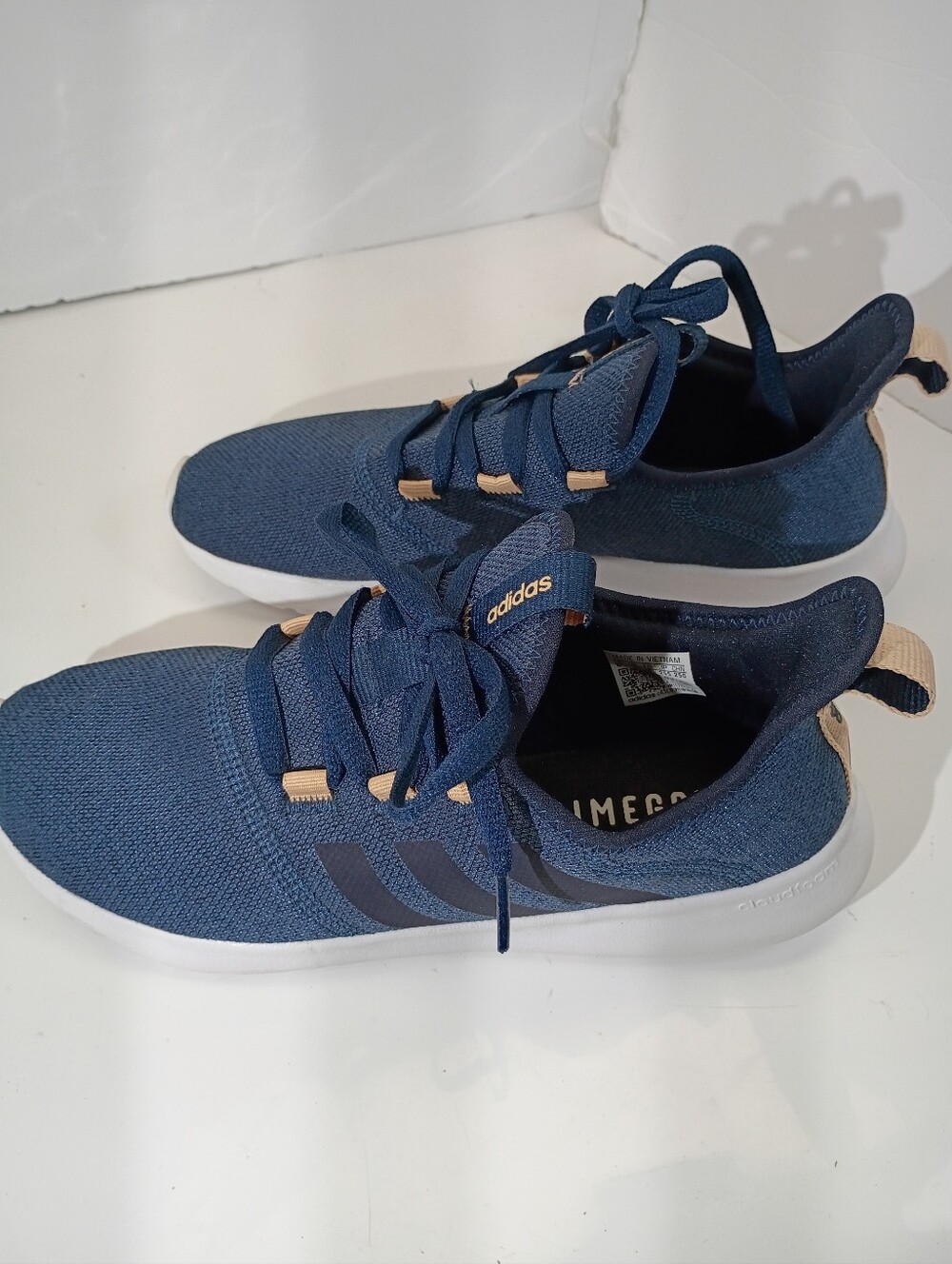 Adidas Cloud Foam Primegreen Women's Sneakers Blue Shoes Size 8.5